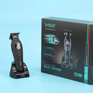 ماشین اصلاح موی صورت شارژی وی جی ار مدل V-880 T با تیغه سرامیکی خودتیز شونده، طراحی ارگونو 103018831
