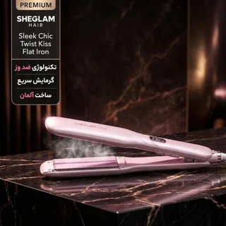 دستگاه اتو مو شیگلم مدل Sleek Chic Twist Kiss Flat Iron   با تکنولوژی ضد وز، برقی 102829779