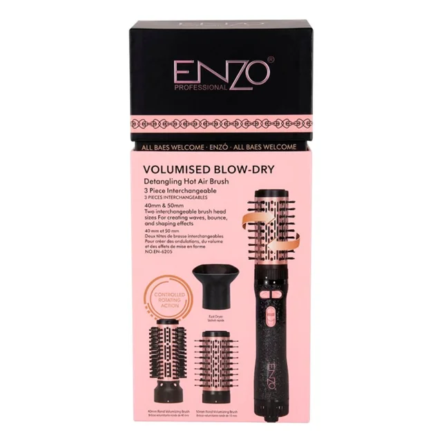سشوار  چرخشی انزو پروفیشینال مدل EN-6205 3in1