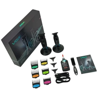 ماشین اصلاح موی سر و صورت شارژی وی جی ار مدل V-889 s2 مجموعه 2 عددی 102561904