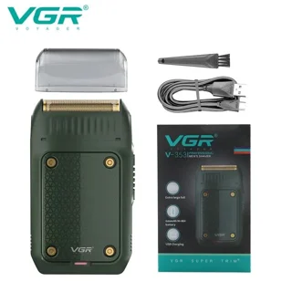 ماشین اصلاح موی صورت وی جی آر مدل V-353 با تیغه استیل پیشرفته، تکنولوژی فویلی، قابلیت اصلا 103018788