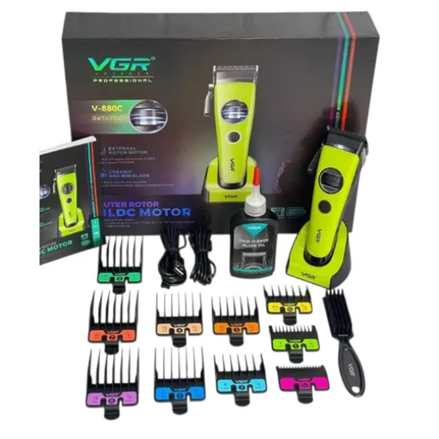 ماشین اصلاح موی سر و صورت شارژی وی جی ار مدل V-880C 102100804