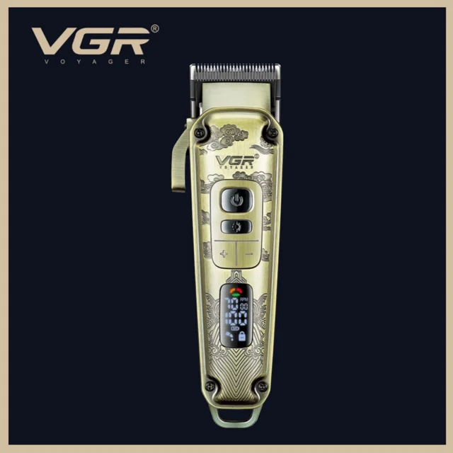 ماشین اصلاح موی سر و صورت وی جی آر مدل V-005 با تیغه کربن استیل و متالوژیک پودری، باتری لی 102561767