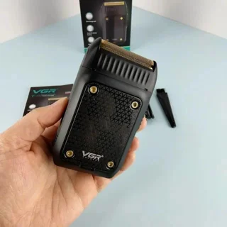 ماشین اصلاح موی صورت وی جی آر مدل V-353 با تیغه استیل پیشرفته، تکنولوژی فویلی، قابلیت اصلا 103018777