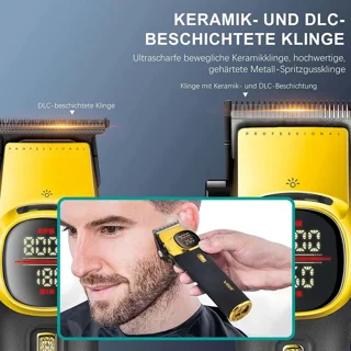 ماشین اصلاح موی سر و صورت شارژی وی جی ار مدل V-885 S2 مجموعه 2 عددی 103019124