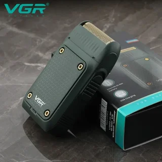 ماشین اصلاح موی صورت وی جی آر مدل V-353 با تیغه استیل پیشرفته، تکنولوژی فویلی، قابلیت اصلا 103018795