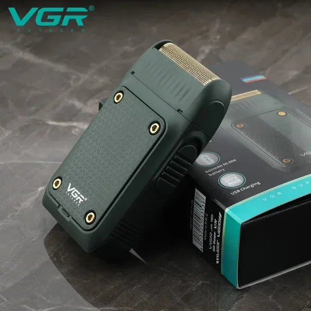 ماشین اصلاح موی صورت وی جی آر مدل V-353 با تیغه استیل پیشرفته، تکنولوژی فویلی، قابلیت اصلا 103018795