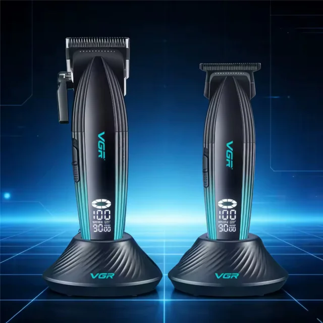 ماشین اصلاح موی سر و صورت شارژی وی جی ار مدل V-889 s2 مجموعه 2 عددی 102561905