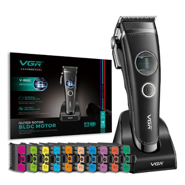 ماشین اصلاح موی سر و صورت شارژی وی جی ار مدل V-880C 102100801