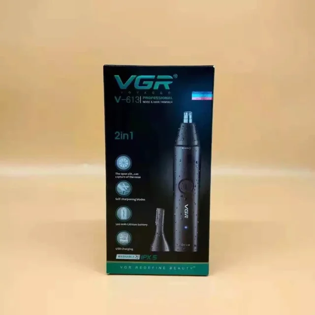 ماشین اصلاح موی سر و صورت وی جی ار مدل V-613 با تیغه استیل ضدزنگ، ضدآب، نحوه اصلاح چرخشی،  103018855