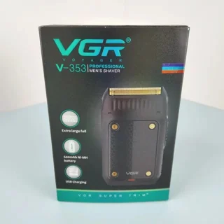 ماشین اصلاح موی صورت وی جی آر مدل V-353 با تیغه استیل پیشرفته، تکنولوژی فویلی، قابلیت اصلا 103018796