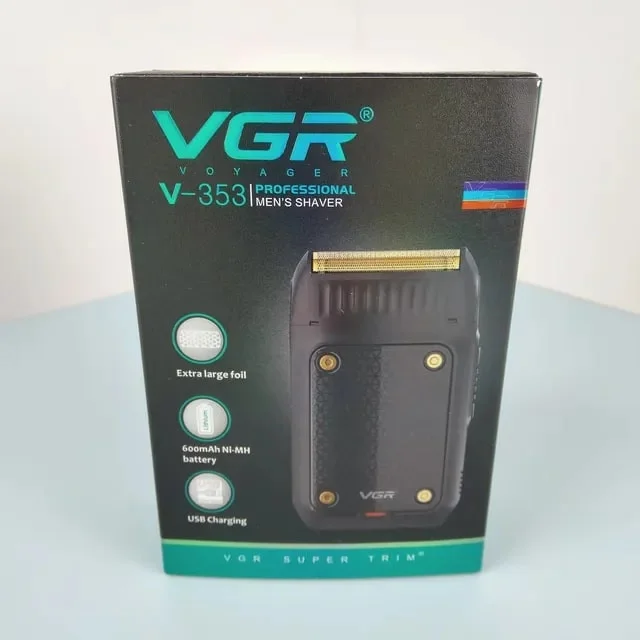 ماشین اصلاح موی صورت وی جی آر مدل V-353 با تیغه استیل پیشرفته، تکنولوژی فویلی، قابلیت اصلا 103018796