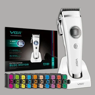 ماشین اصلاح موی سر و صورت شارژی وی جی ار مدل V-880C 102100814