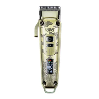 ماشین اصلاح موی سر و صورت وی جی آر مدل V-005 با تیغه کربن استیل و متالوژیک پودری، باتری لی 102561765