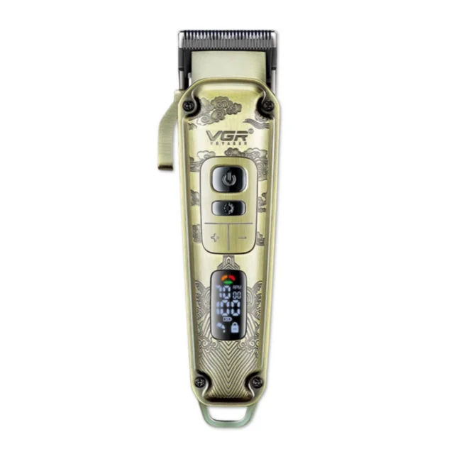 ماشین اصلاح موی سر و صورت وی جی آر مدل V-005 با تیغه کربن استیل و متالوژیک پودری، باتری لی 102561765