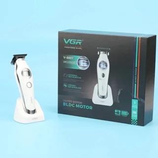 ماشین اصلاح موی صورت شارژی وی جی ار مدل V-880 T با تیغه سرامیکی خودتیز شونده، طراحی ارگونو 103018830