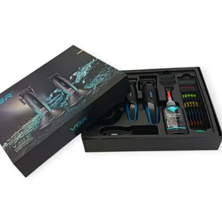 ماشین اصلاح موی سر و صورت شارژی وی جی ار مدل V-889 s2 مجموعه 2 عددی 102561907